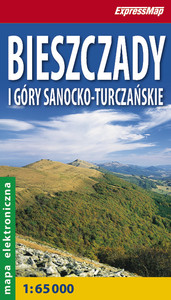 Bieszczady i Góry Sanocko-Turczańskie 1:65 000 TIF