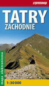 Tatry Zachodnie. Polskie i słowackie 1:30 000 KMZ