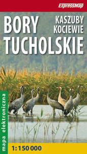 Bory Tucholskie, Kaszuby, Kociewie 1:150 000 TIF