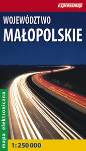 Województwo małopolskie 1:250 000 KMZ